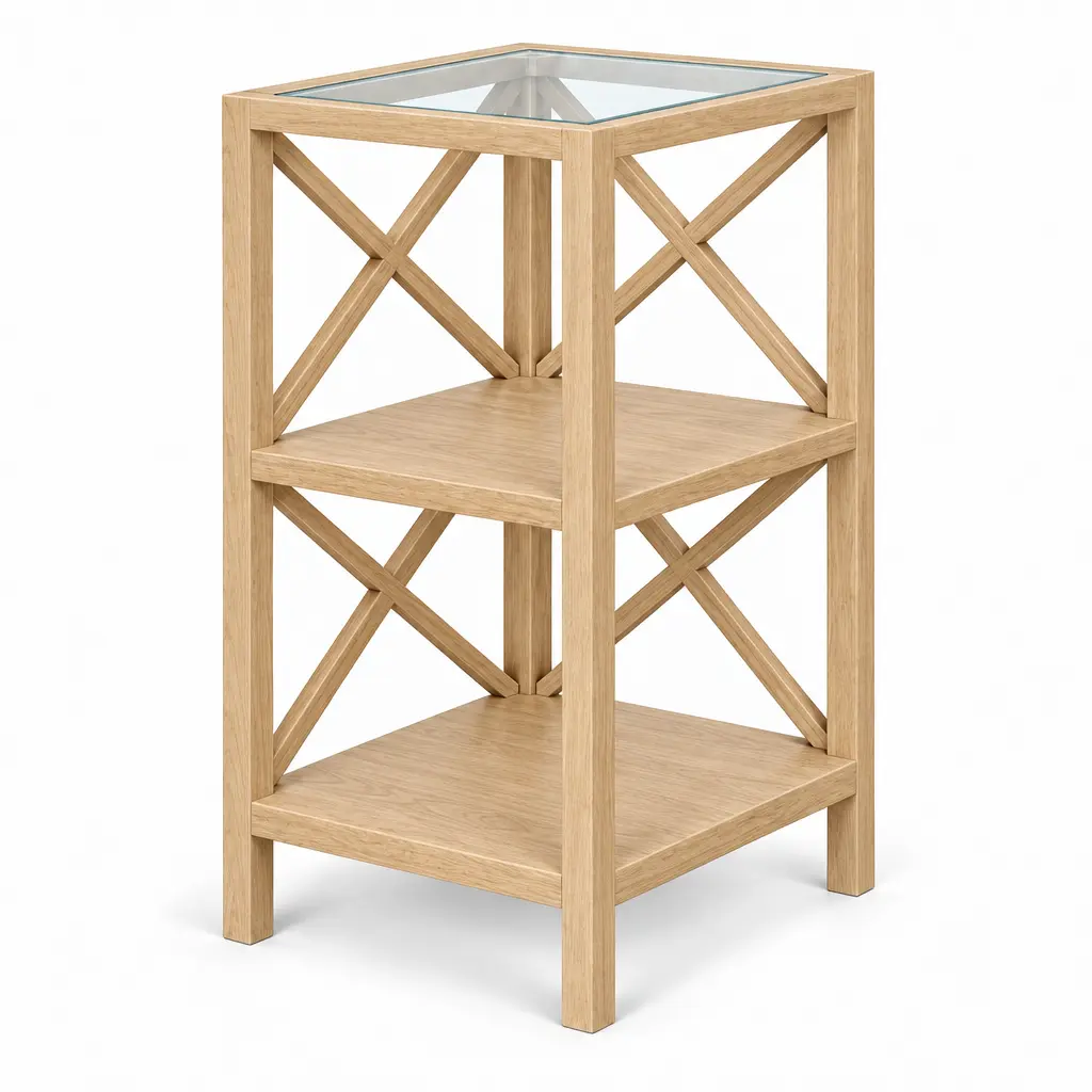 [3318002090] Mesa Lateral Braganza (090 Natural Oak)