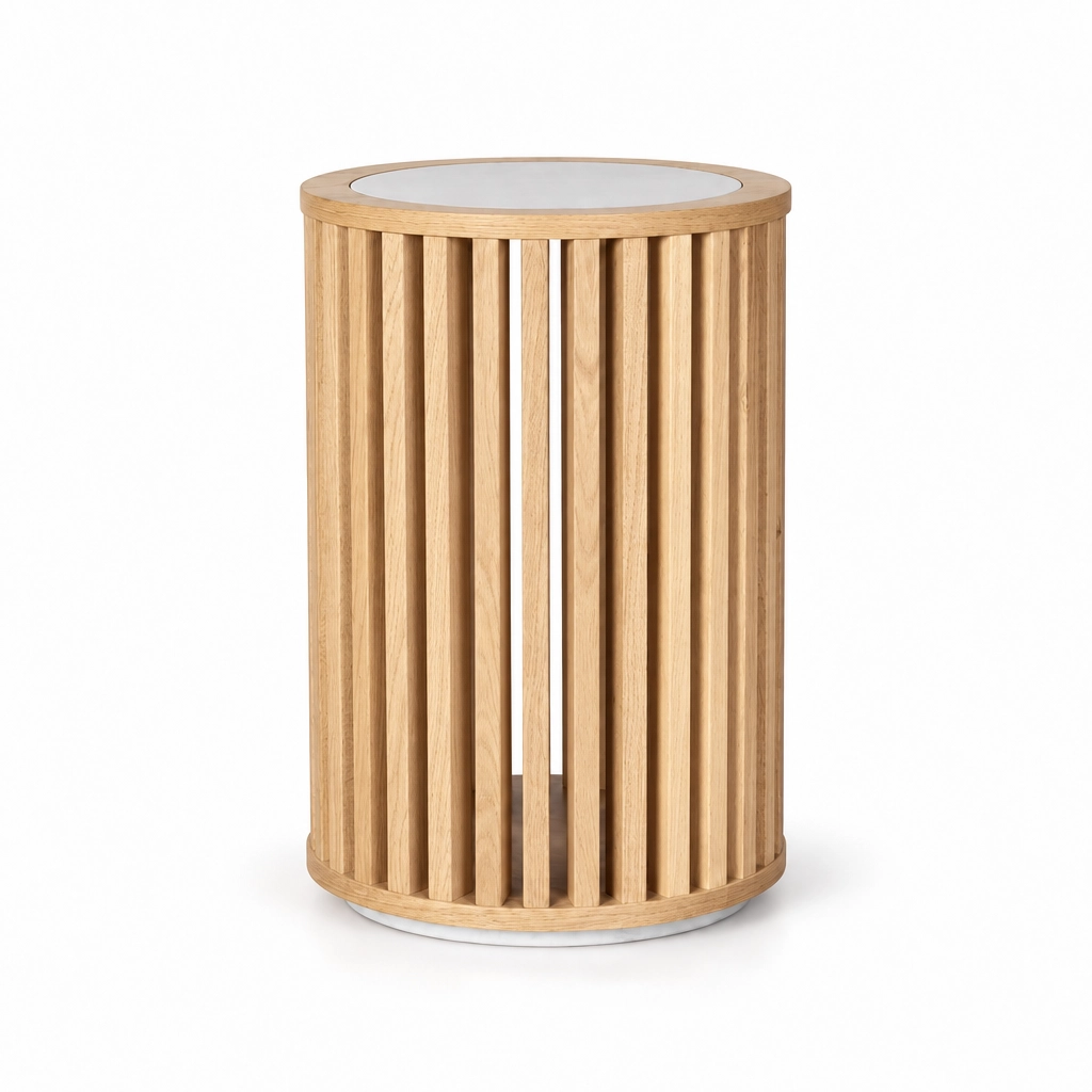 [33703001090] Mesa Lateral Rio Redonda (090 Natural Oak)