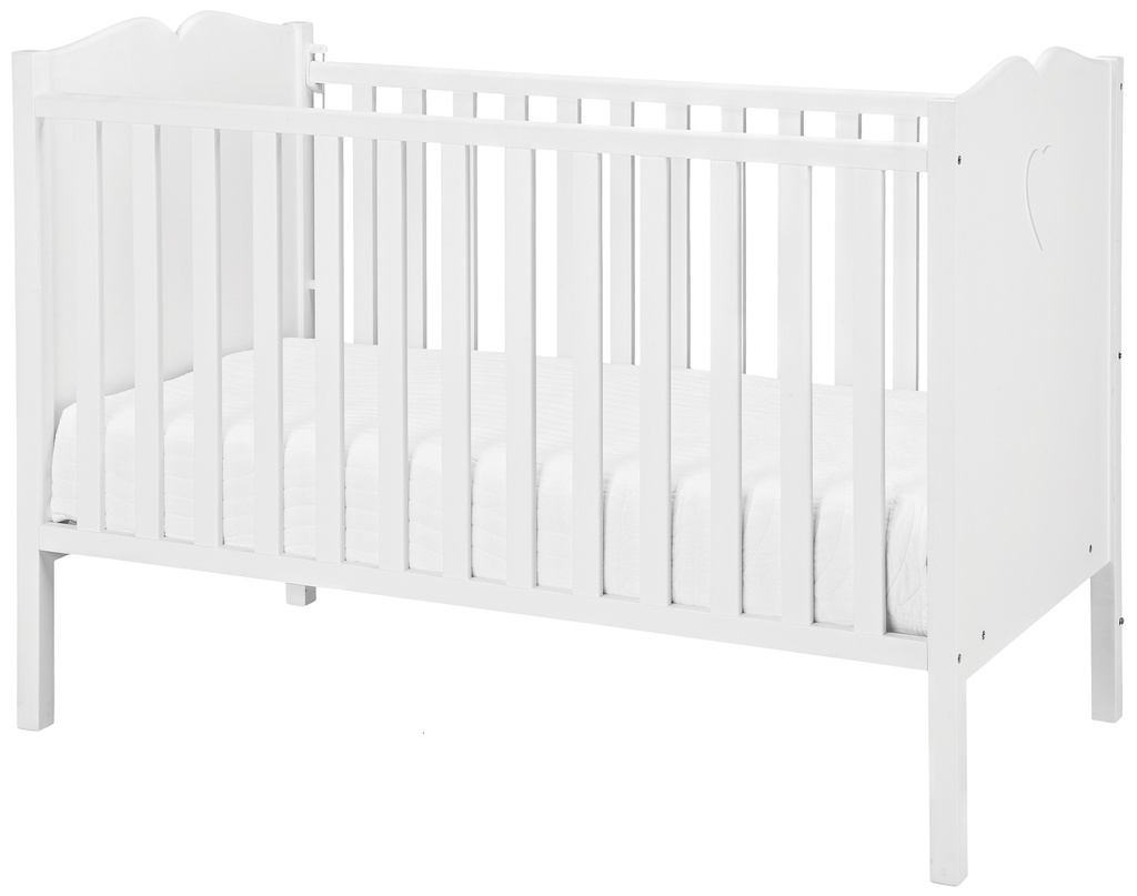 [4023030050] Cama de Grades Heart (050 All White)