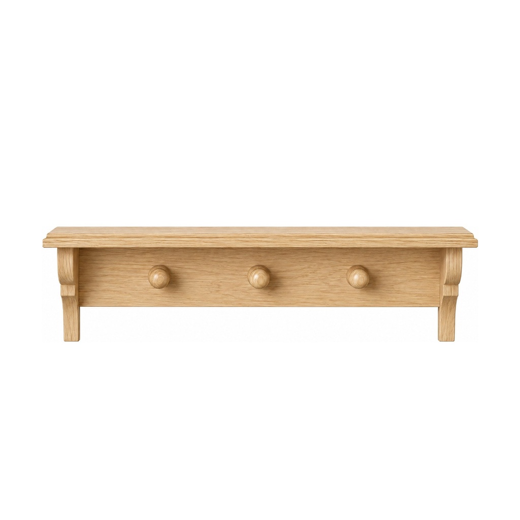 [2090001090] Cabide/Prateleira Verano 60 cm (090 Natural Oak)