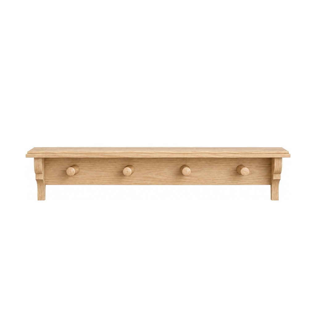 [2090002090] Cabide/Prateleira Verano 80 cm (090 Natural Oak)